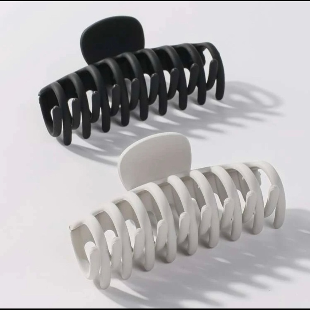 2pc solid hair claw